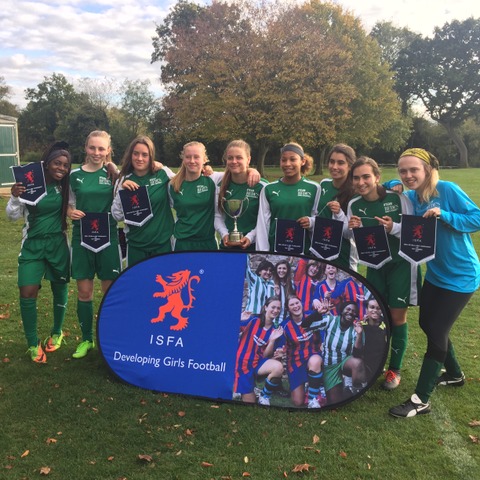 Bede's wining U18 Sevens ISFA National tournament team